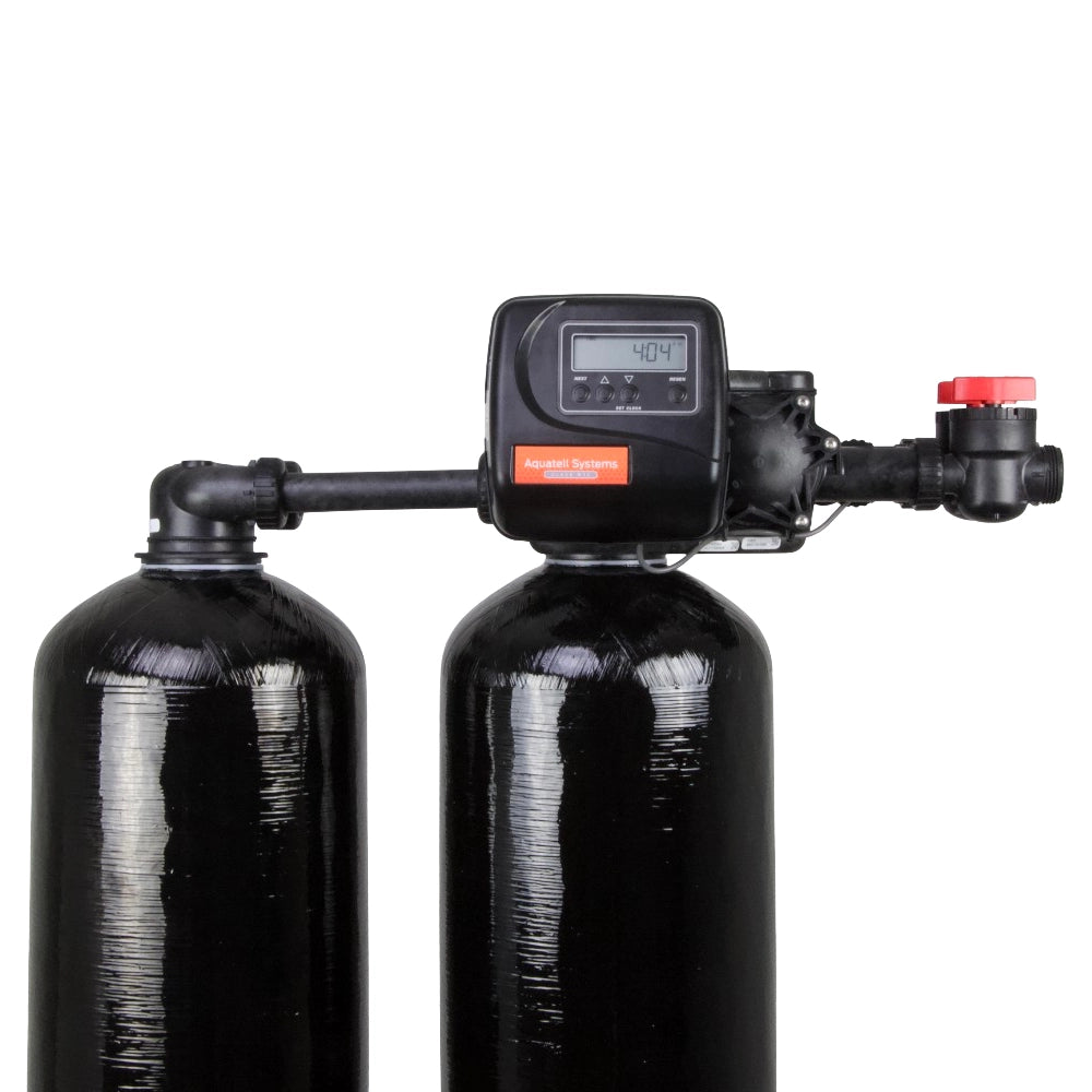 twin tank water softener 1.5 cubic foot x 2 w Clack WS1EE control valve