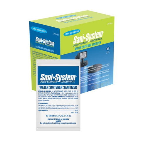 Pro Sani-System Liquid Sanitizer Concentrate for Water Softeners 96-Pack