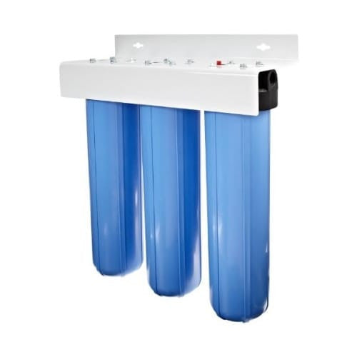 3-stage 20" big blue filter housing