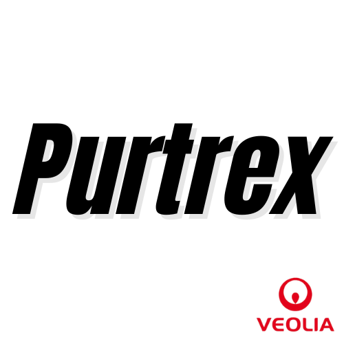 Purtrex logo with Veolia logo on a white background