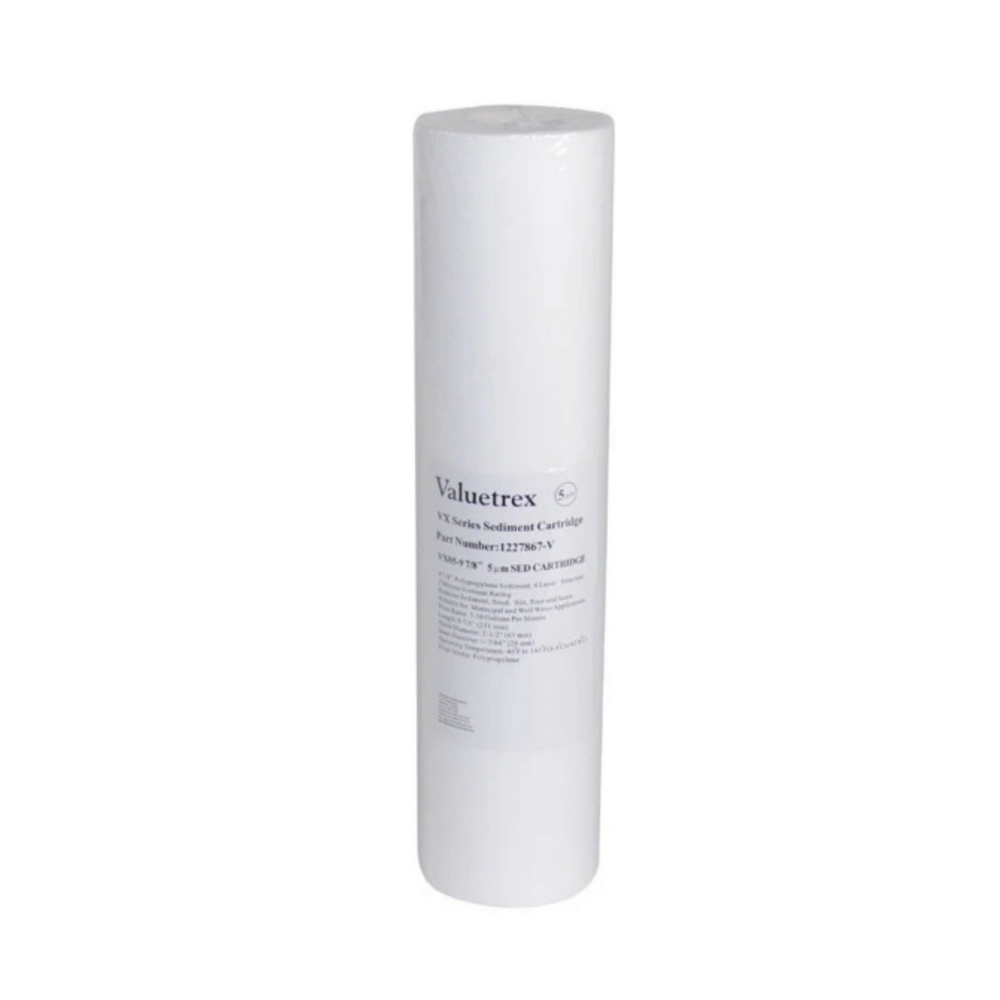 Valuetrex 10&quot; 5 Micron Sediment Filter Cartridge 1227867-V