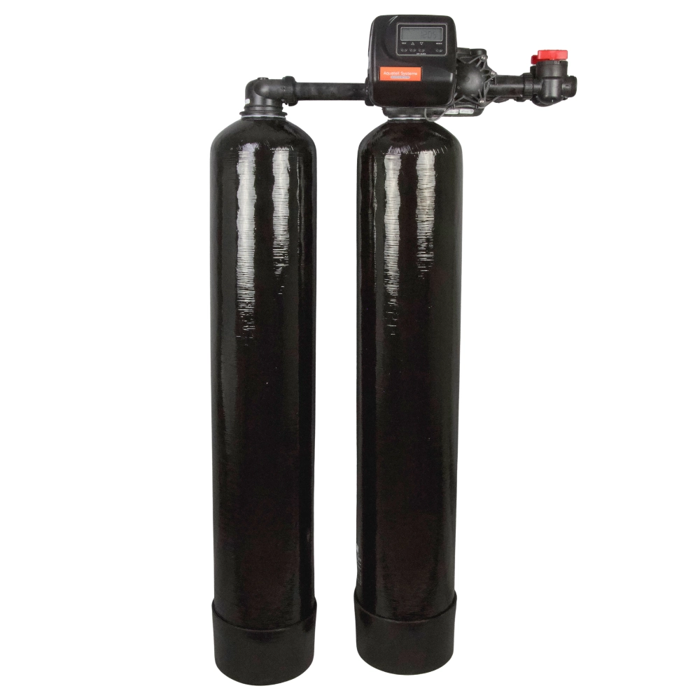 twin tank 1.0 full view of product w Clack WS1EE control valve