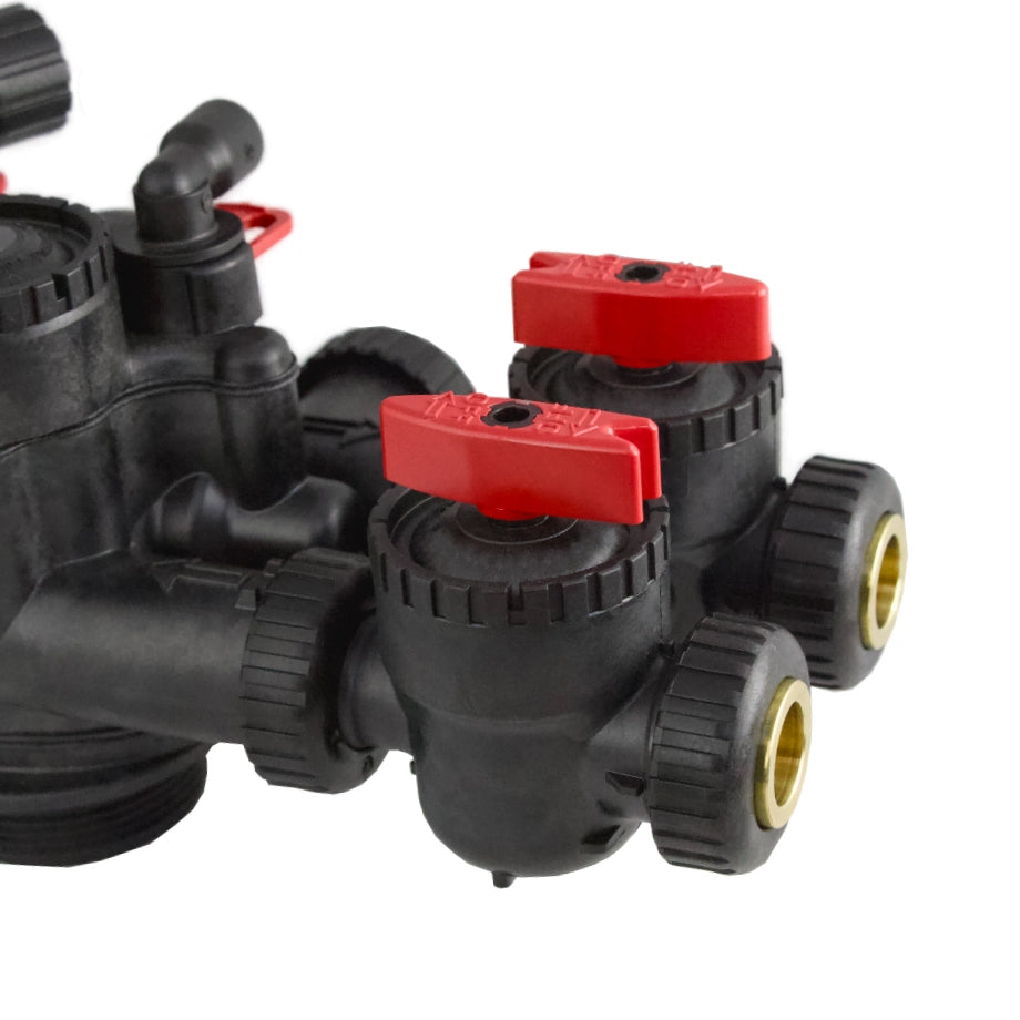 Clack 3/4" Brass Sweat Plumbing Connector (3007-03LF) with bypass valve - product demonstration 